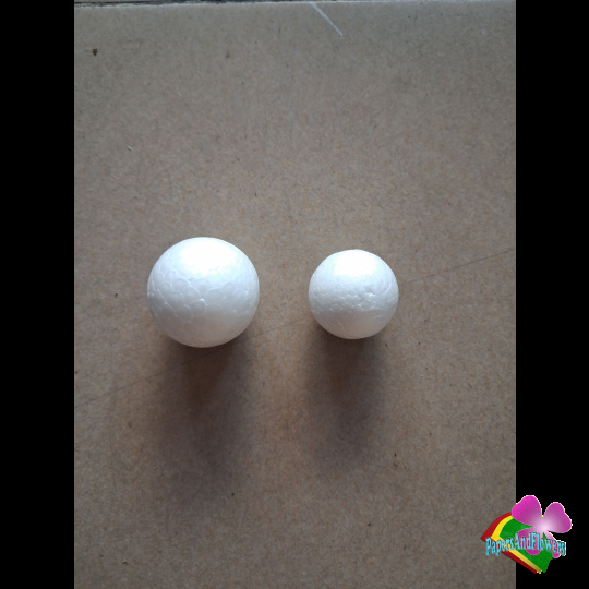 100gram quả cầu xốp 2.5cm-3.5cm 