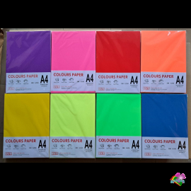 10 xấp giấy A4 dạ quang