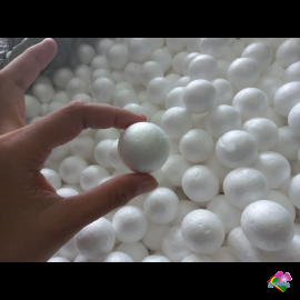 1kg quả cầu xốp 3cm-3.5cm 