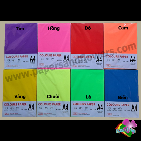 Giáy A4 dạ quang 180gsm