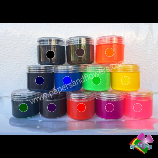 Màu nước tô vẽ hoa, lá và nhụy (1) (1)